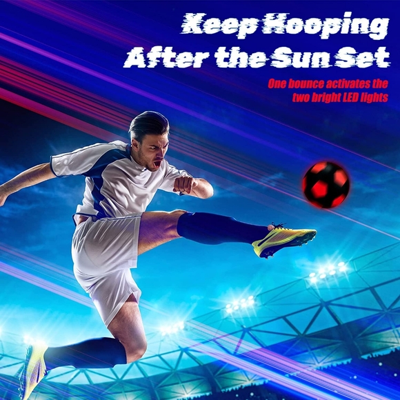 Glow in The Dark Soccer Ball Light up LED Soccer Ball Glowing Night Soccer Ball - Picture 6 of 7